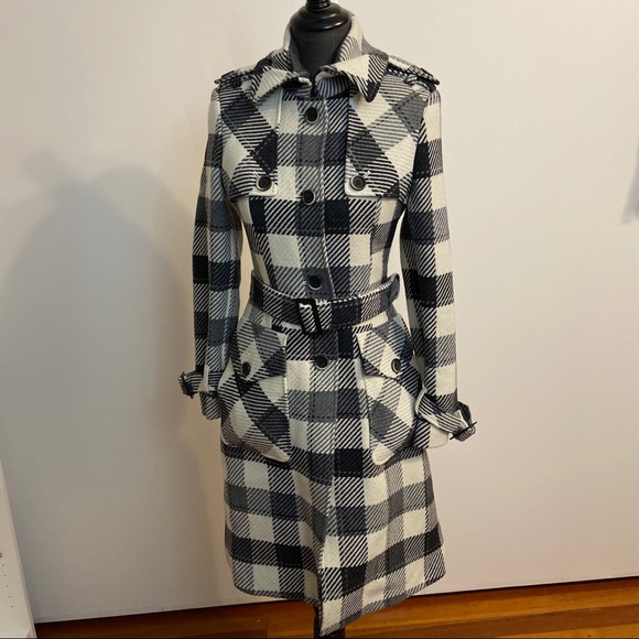 Ted Baker Plaid Wool Coat 